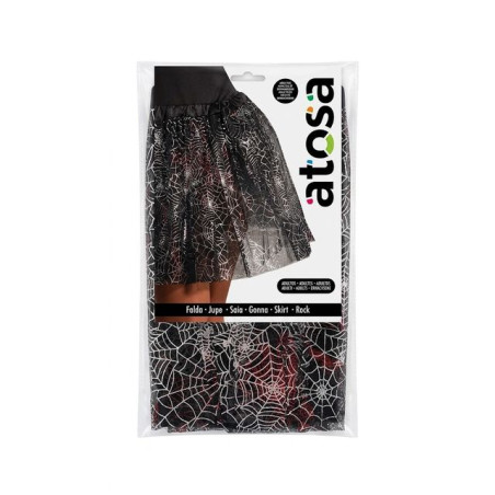 TUTU' 40CM RAGNATELA ARGENTATO EAN 8422259840749 INGROSSO SET TRAVESTIMENTI HALLOWEEN