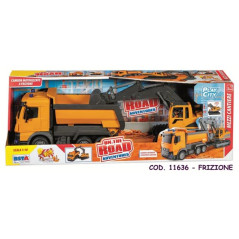 CAMION CANTIERE E SCAVATRICE SCAVATRICE EAN 8004817116369 INGROSSO MODELLINI AUTO A FRIZIONE