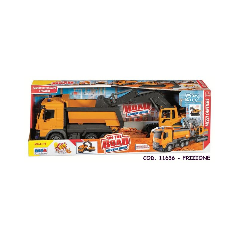 CAMION CANTIERE E SCAVATRICE SCAVATRICE EAN 8004817116369 INGROSSO MODELLINI AUTO A FRIZIONE CAMION CANTIERE E SCAVATRICE SCAVATRICE EAN 8004817116369 INGROSSO MODELLINI AUTO A FRIZIONE