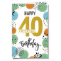 BIGLIETTO AUGURI 40 ANNI (12) EAN 8001608390281 INGROSSO BIGLIETTI COMPLEANNO BIGLIETTO AUGURI 40 ANNI (12) EAN 8001608390281 INGROSSO BIGLIETTI COMPLEANNO