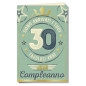 BIGLIETTO AUGURI 30 ANNI (12) EAN 8001608398577 INGROSSO BIGLIETTI COMPLEANNO