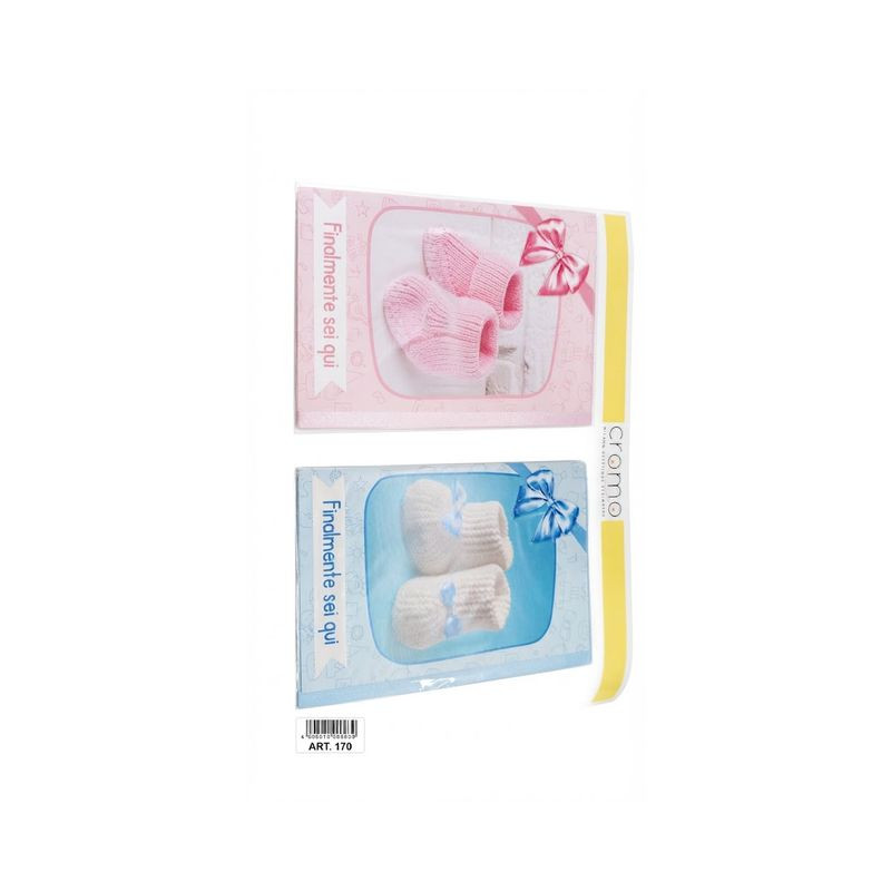 BIGLIETTO NASCITA EMOZ. A COL. (12) EAN 8001608301706 INGROSSO BIGLIETTI NASCITA