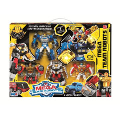 ROBOT MEGA TEAM 4 PEZZI EAN 8004817123879 INGROSSO ROBOT GIOCATTOLO