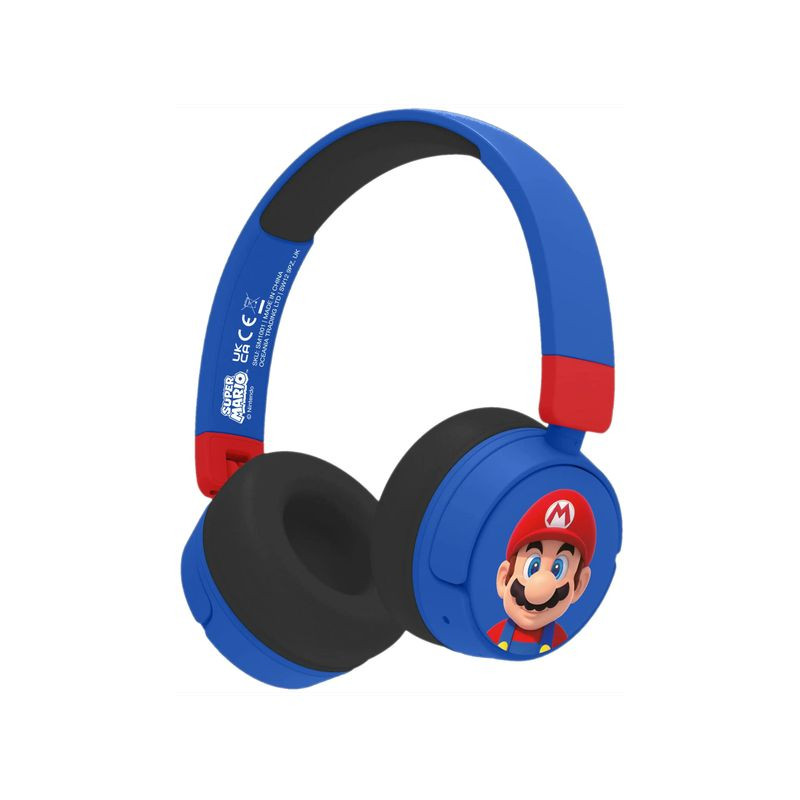 CUFFIA KIDS W. SUPERMARIO SM1001 EAN 5055371625753 INGROSSO ACCESSORI TELEFONO
