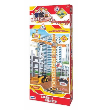 GRU FILOGUIDATA 100 CM MEGA COSTRUZIONI EAN 8004817109071 INGROSSO MEZZI CON RADIOCOMANDO