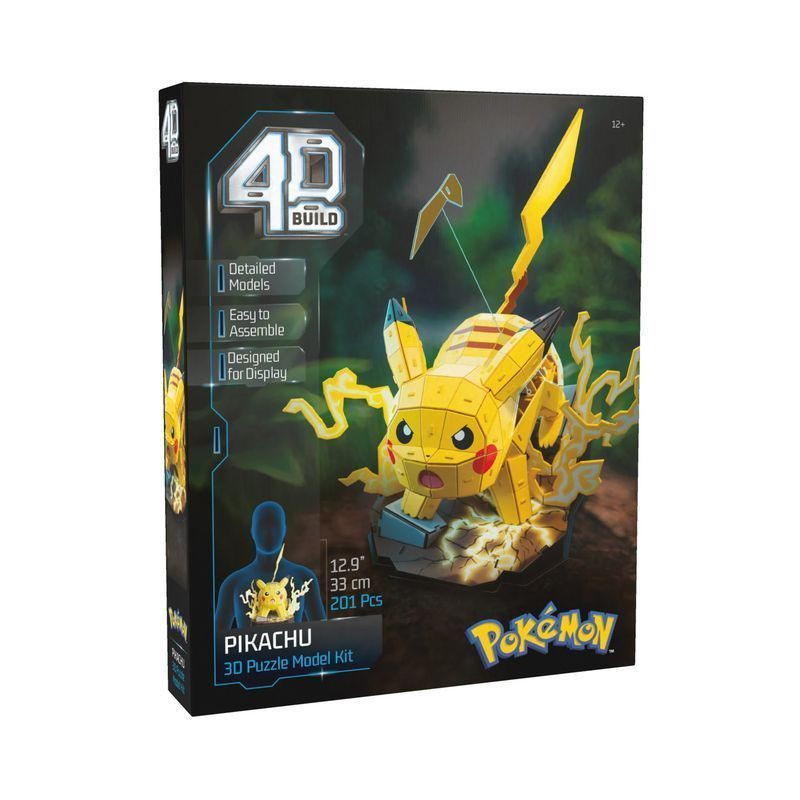 POKEMON PIKACHU MOD. 4D BUILD EAN 0681147098091 INGROSSO PERSONAGGI CARTOON