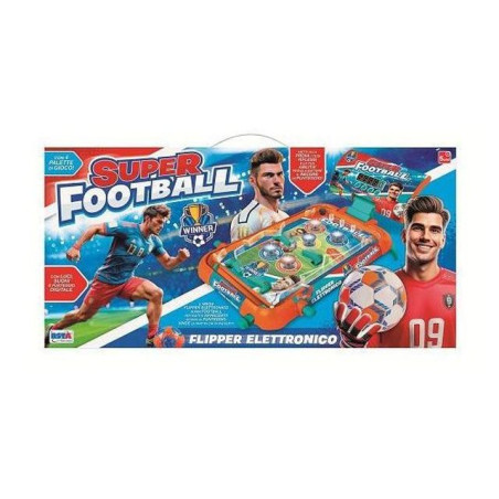 GIOCO FLIPPER ELETTRONICO SUPER FOOTBALL EAN 8004817123763 INGROSSO SFIDE TRA AMICI