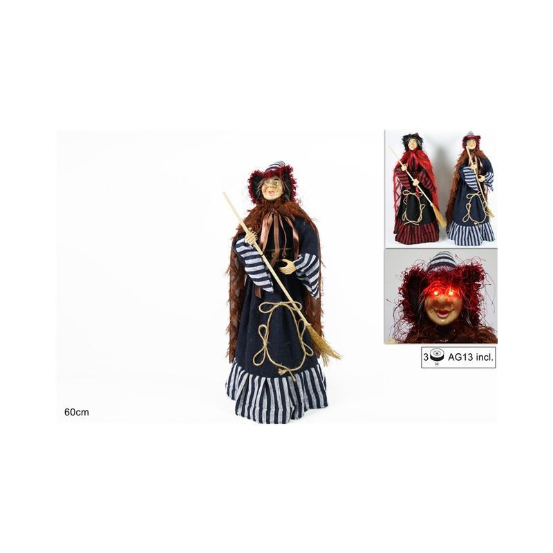 BEFANA 60CM C/TES. RIGHE E MANT. LUC/SUO EAN 8033113642036 INGROSSO BEFANA BEFANA 60CM C/TES. RIGHE E MANT. LUC/SUO EAN 8033113642036 INGROSSO BEFANA