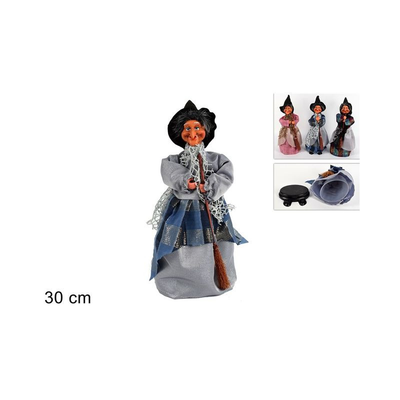 BEFANA CON CONTENITORE 30CM EAN 8053482119038 INGROSSO BEFANA