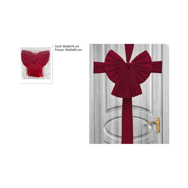 FIOCCO PER PORTA INGR. EFF. VEL BORDEAUX EAN 8053482490076 INGROSSO NASTRI PER ADDOBBI FIOCCO PER PORTA INGR. EFF. VEL BORDEAUX EAN 8053482490076 INGROSSO NASTRI PER ADDOBBI