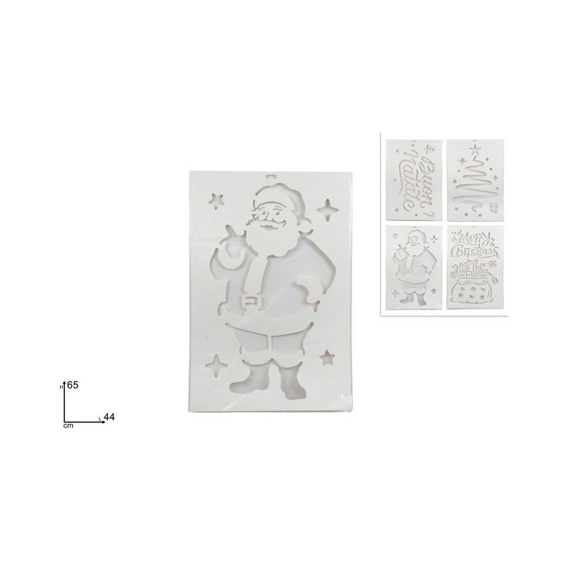 STENCIL NATALIZI 44X65 CM 4 ASS. EAN 8053482447131 INGROSSO VETROFANIE STENCIL NATALIZI 44X65 CM 4 ASS. EAN 8053482447131 INGROSSO VETROFANIE