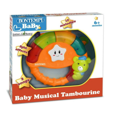 BABY TAMBURELLO MUSICALE EAN 0047663062549 INGROSSO GIOCHI PRIMA INFANZIA