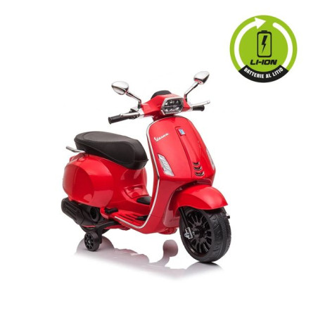 MOTO VESPA SPRINT LITHIUM 6V ROSSA EAN 8005586824158 INGROSSO MEZZI ELETTRICI PER BIMBI