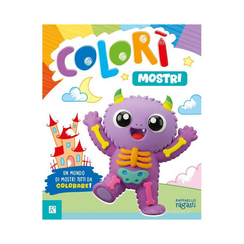 LIBRO COLORI' MOSTRI EAN 9788847253674 INGROSSO LIBRO COLORI' MOSTRI EAN 9788847253674 INGROSSO