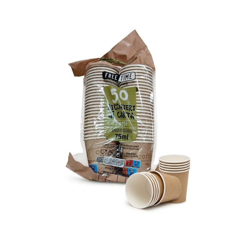BICCHIERE CARTA CAFFE' 75ML 50PZ DECORAT EAN 8027458178169 INGROSSO BICCHIERE CARTA CAFFE' 75ML 50PZ DECORAT EAN 8027458178169 INGROSSO
