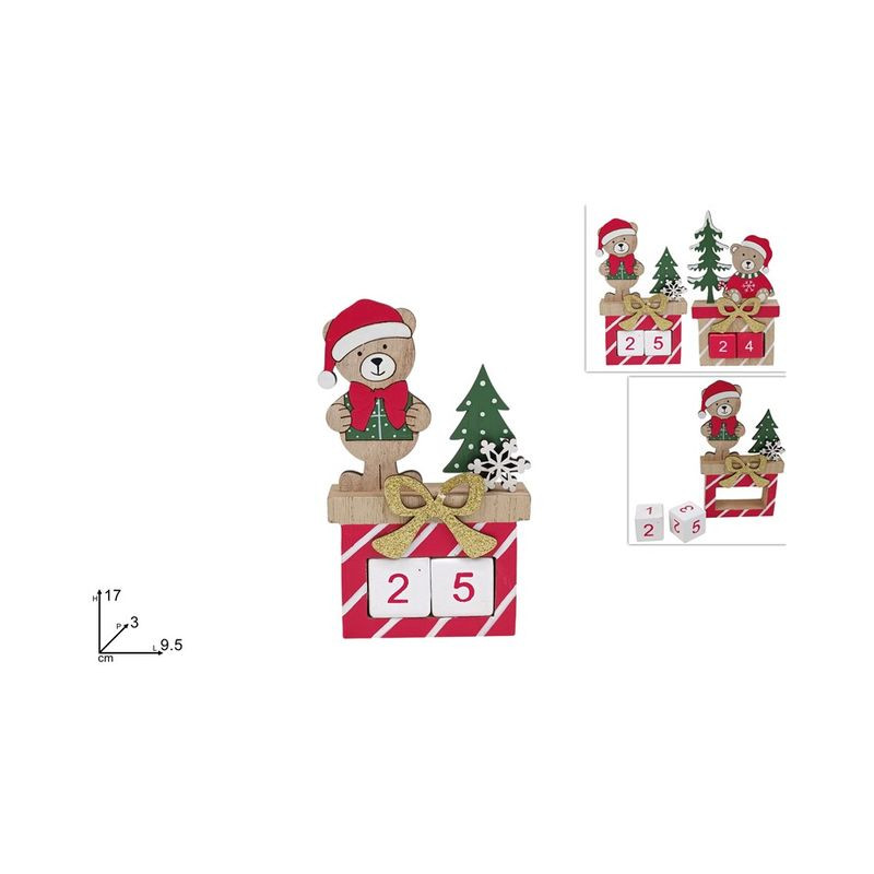 CALENDARIO LEGNO C/ORSETTO E ALBERO 2ASS EAN 8053482495804 INGROSSO CALENDARI AVVENTO CALENDARIO LEGNO C/ORSETTO E ALBERO 2ASS EAN 8053482495804 INGROSSO CALENDARI AVVENTO