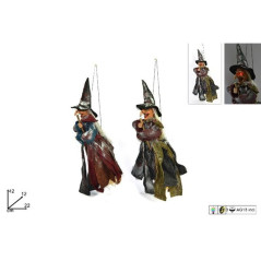 APPENDINO BEFANA CM42 C/LUCE E SUONO EAN 8033113383540 INGROSSO BEFANA