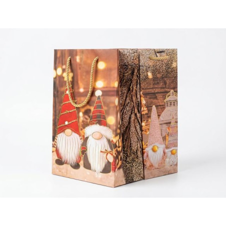 BUSTA REGALO NATALE 35X12X10 EAN 6910386002649 INGROSSO SHOPPER NATALIZI