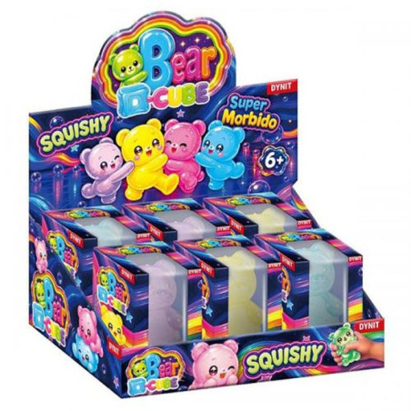 SQUISHY BEAR D-CUBE 8CM EAN 8019824786160 INGROSSO GIOCHI DA EDICOLA