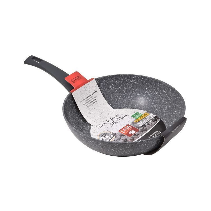 WOK ELITE STONE CM30 INDUZIONE EAN 8027458110517 INGROSSO PENTOLE E TEGLIE