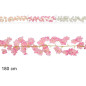 GHIRLANDA 180CM FIORI DI PESCO 3COL EAN 8034048677018 INGROSSO FIORI FINTI D'ARREDO
