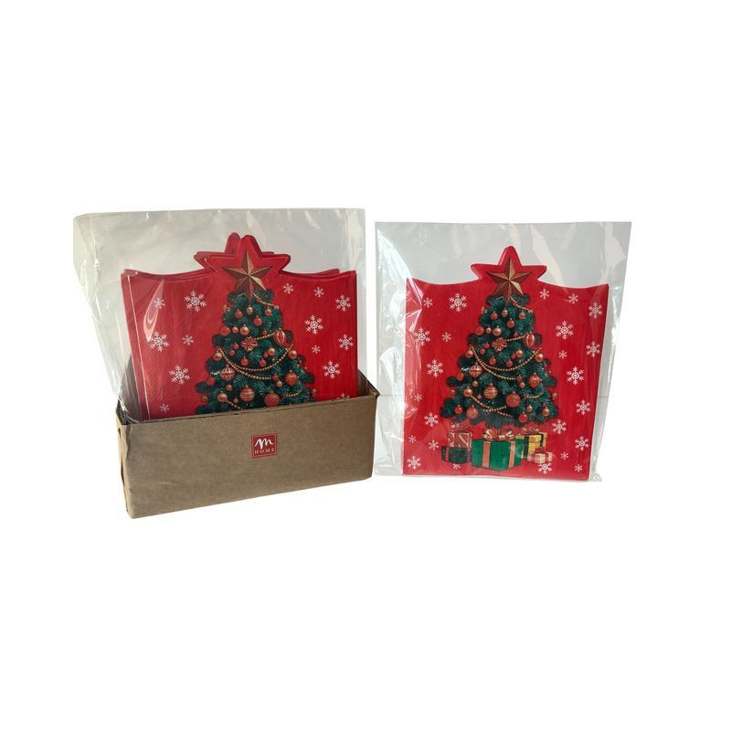 TOVAGLIOLI CARTA ALBERO 32X40 15PZ (16) EAN 8056001249049 INGROSSO TOVAGLIOLI NATALIZI