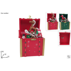CARILLON GRAMMOFONO ANTICO C/SCENARIO NA EAN 8033113740244 INGROSSO OGGETTISTICA NATALIZIA