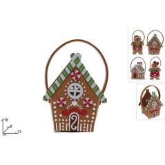 CESTINO FELTRO DEC. BISC. C/MANICO 4ASS EAN 8053482250854 INGROSSO CESTI NATALIZI