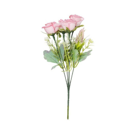 ROSA ROSA CANGIANTI 4PZ H.35CM EAN 8056001134499 INGROSSO FIORI FINTI D'ARREDO