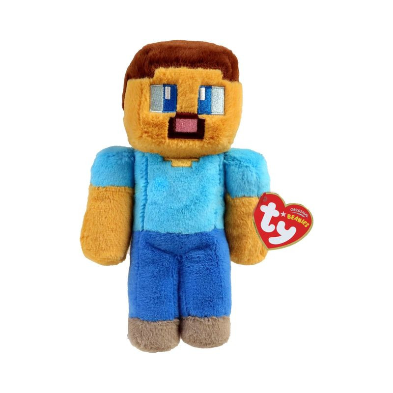 PELUCHE 20CM FLOPPY STEVE MINECRAFT EAN 0008421417452 INGROSSO PELUCHE PERSONAGGI