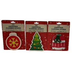 INGROSSO ARTICOLI NATALIZI SPUGNA CUCINA NATAL. 15X3XH.19,5 89741