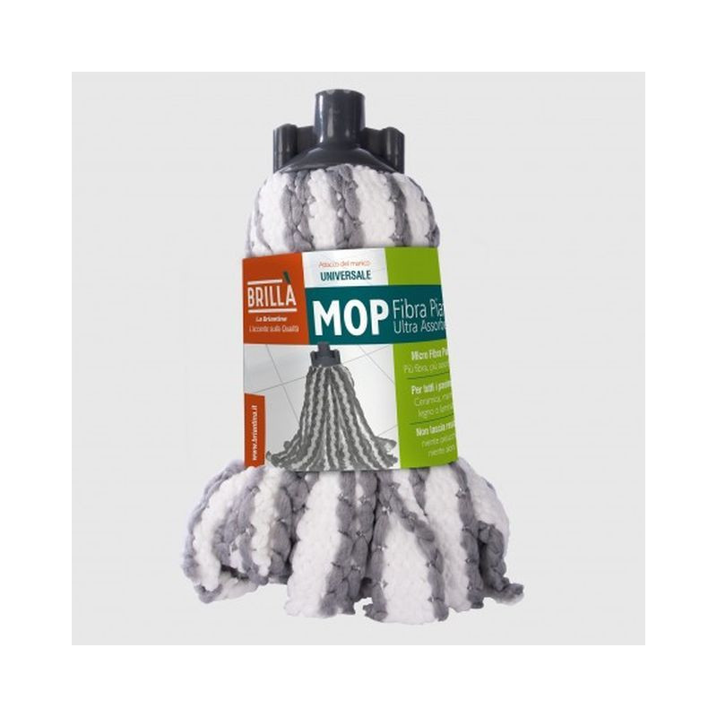 MOP FIBRA PIATTA ULTRA ASSORBENZA EAN 8000061085727 INGROSSO ACCESSORI PULIZIA