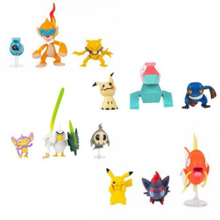 POKEMON BATTLE FIGURE SET 3 PERSONAGGI EAN 8059571752001 INGROSSO PERSONAGGI CARTOON E DISNEY
