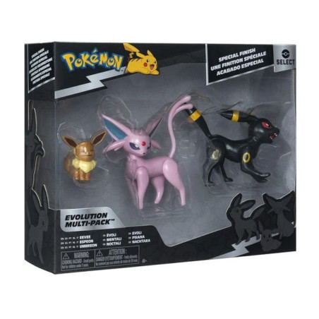 POKEMON SELECT EVOLUTION 3 PERS. EEVEE EAN 8059571752261 INGROSSO PERSONAGGI CARTOON E DISNEY