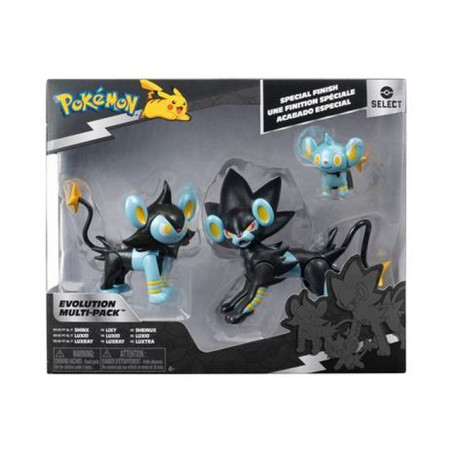 POKEMON SELECT EVOLUTION 3 PERS. SHINX EAN 8059571758294 INGROSSO PERSONAGGI CARTOON E DISNEY