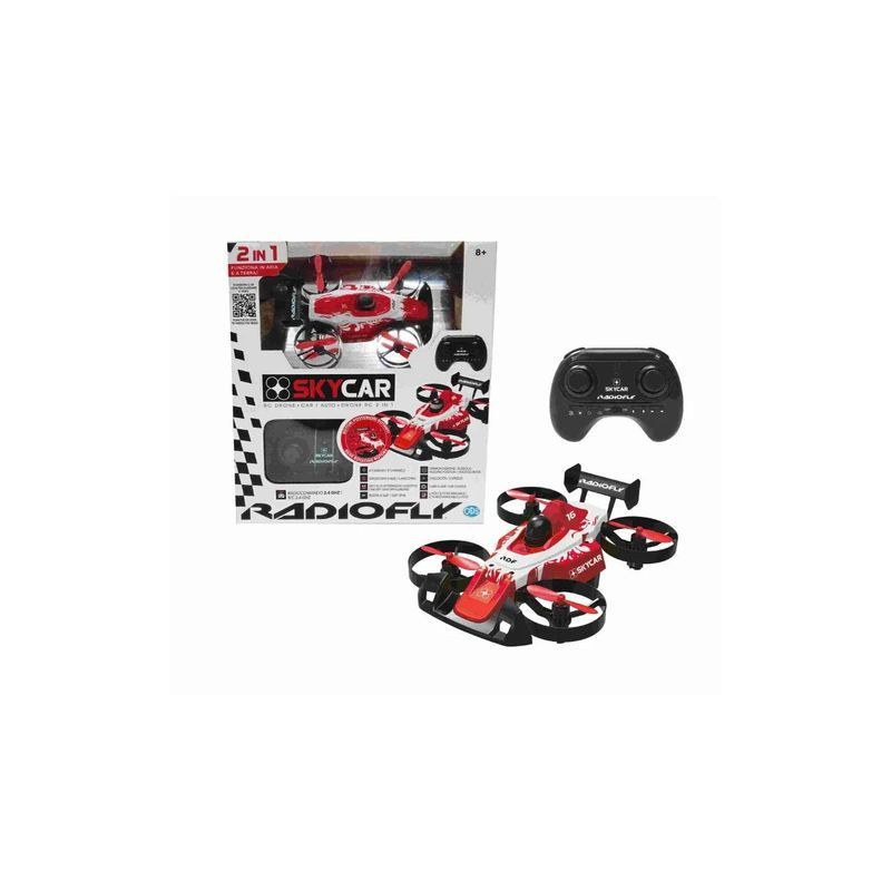 RADIOFLY SKYCAR 2 IN 1 DRONE RC 2.4 GH EAN 8017293400464 INGROSSO DRONI CON RADIOCOMANDO RADIOFLY SKYCAR 2 IN 1 DRONE RC 2.4 GH EAN 8017293400464 INGROSSO DRONI CON RADIOCOMANDO