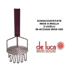 SCHIACCIAPATATE INOX A MOLLA 2 LIVELLI EAN 8026996005067 INGROSSO UTENSILI PER CUCINA