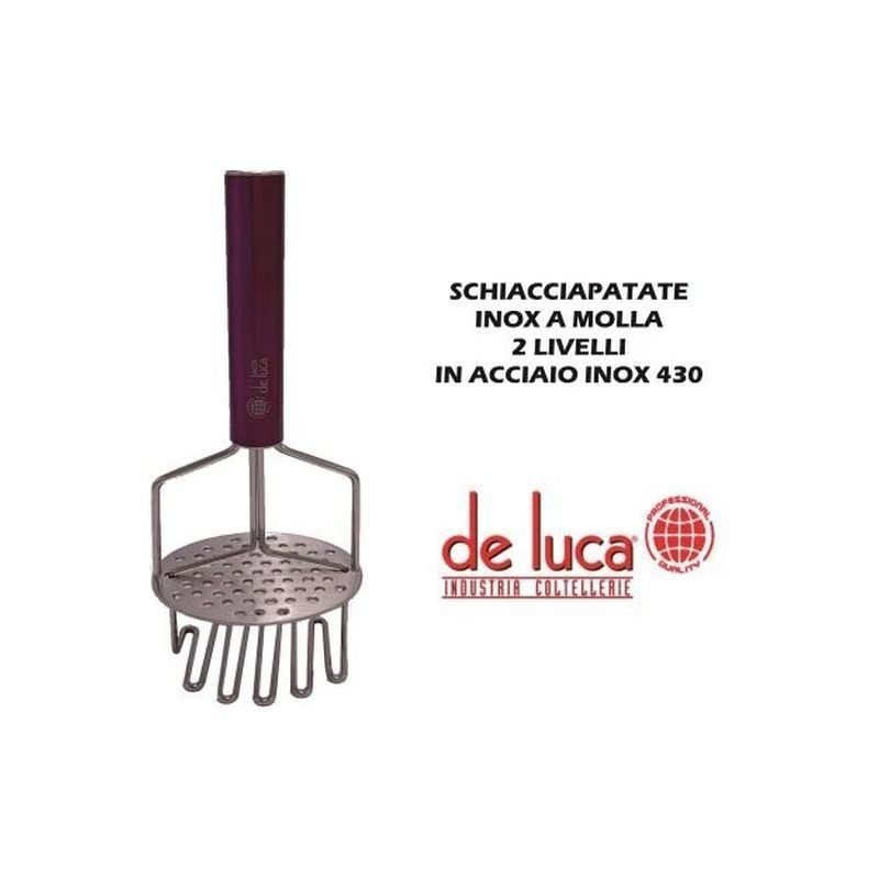 SCHIACCIAPATATE INOX A MOLLA 2 LIVELLI EAN 8026996005067 INGROSSO UTENSILI PER CUCINA SCHIACCIAPATATE INOX A MOLLA 2 LIVELLI EAN 8026996005067 INGROSSO UTENSILI PER CUCINA