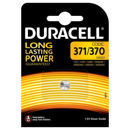 DURACELL PILA D 370/371 B1 EAN 5000394067820 INGROSSO PILE A BOTTONE