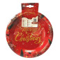 PIATTI CARTA NATALE CM.18 PZ.6 BV1432 EAN 8058617424421 INGROSSO PIATTI NATALIZI PIATTI CARTA NATALE CM.18 PZ.6 BV1432 EAN 8058617424421 INGROSSO PIATTI NATALIZI