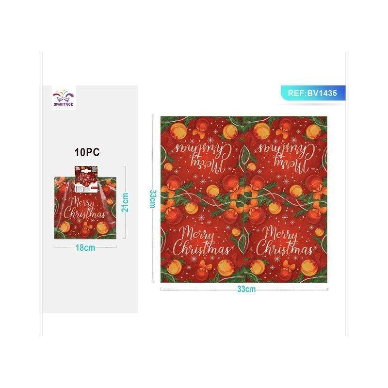TOVAGLIOLI NATALE CM.33X33 10PZ BV1435 EAN 8058617424452 INGROSSO TOVAGLIOLI NATALIZI TOVAGLIOLI NATALE CM.33X33 10PZ BV1435 EAN 8058617424452 INGROSSO TOVAGLIOLI NATALIZI