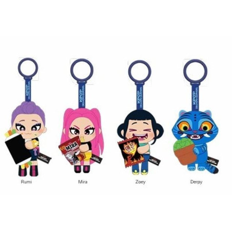 K-POP DEMON HUNTERS PELUCHE CLIP DELUXE EAN 8059571750960 INGROSSO PORTACHIAVI