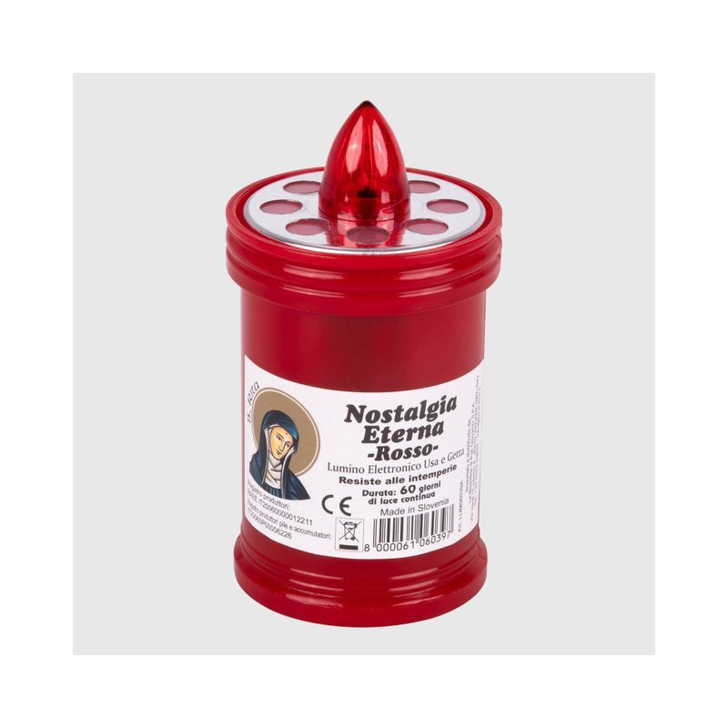 LUMINO NOSTALGIA ETERNA ROSSO 60GG EL. EAN 8000061060397 INGROSSO LUMINI E CERI LUMINO NOSTALGIA ETERNA ROSSO 60GG EL. EAN 8000061060397 INGROSSO LUMINI E CERI
