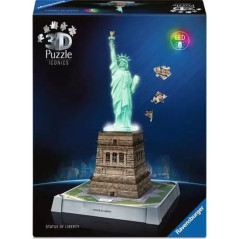 PUZZLE 3D STATUA LIBERTA' RAVENSBURGER EAN 4005555080275 INGROSSO PUZZLE 3D